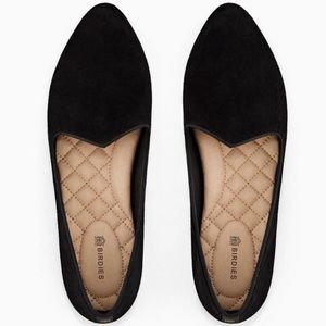 birdies • heron black suede 7.5